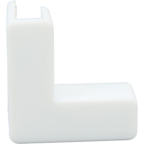 20 Protections d'angle en L pour meubles, sécurité enfant, coins de table renforcés, blanc - lot de 20 pièces