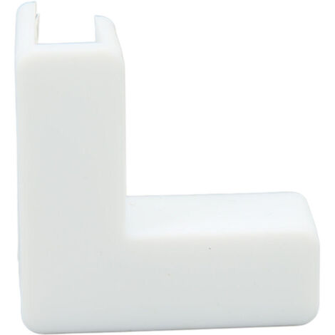 20 Protections d'angle en L pour meubles, sécurité enfant, coins de table renforcés, blanc - lot de 20 pièces