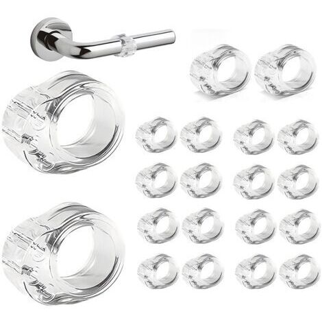 20 Protections de Poignée de Porte, Protection Murale pour Poignée de Porte, Butées de Porte en Silicone, Idéales pour Protéger les Murs dans la Maison et au Bureau