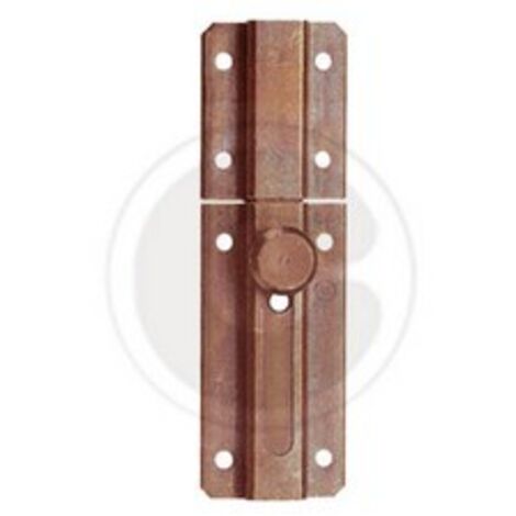 20 pz catenaccio catenacciolo orizzontale acciaio bronzato 80 mm porte porta