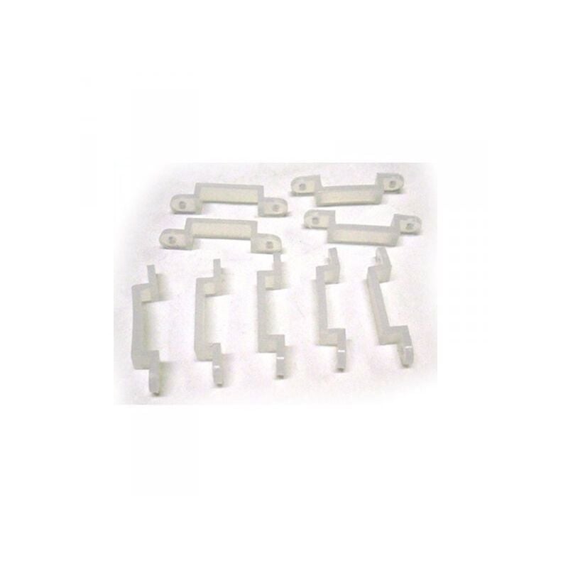 Ledlux - 20 pz Clip per Fissare Bobina Striscia