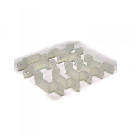 20 PZ Clip Per Fissare Bobina Striscia Led Impermeabile Da 8mm Di Larghezza