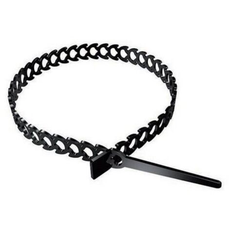 20 PZ FASCETTE FLEXI-FIX MULTIUSO MM 9 x 320 Nera FISCH