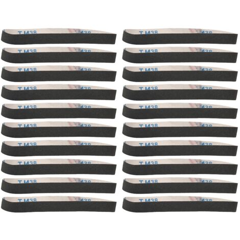 20 Pz Nastro Abrasivo Rotoli di Carta Vetrata Abrasiva Rettifica Mentale Lucidatura Burring Tool320 