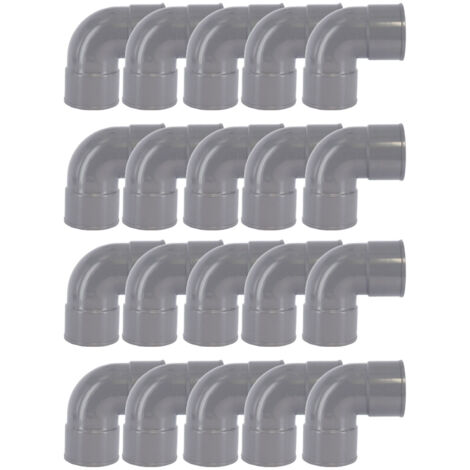 20 raccords PVC 87°30 Femelle/Femelle Ø100 - First Plast