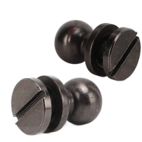 20 Rivets en Laiton Antirouille à Tête Ronde pour Réparation de Sacs et Chaussures, Accessoires DIY 8x7mm