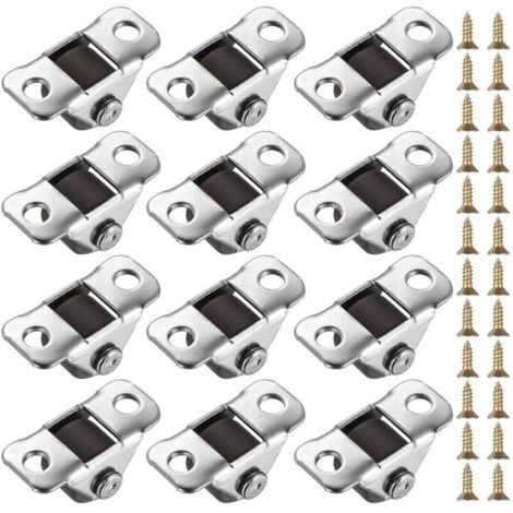 20 roulettes robustes pour meubles, mini roulettes pivotantes de 12 mm, roues en caoutchouc pour petits appareils électroménagers et bagages, capacité totale de 160 kg.
