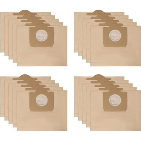 20 sacchetti per aspirapolvere Kärcher WD3/MV3/2201/2204/2504, alternative ai sacchetti filtro 6.959-130.0