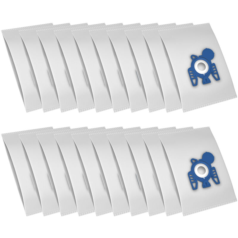 20 sacs à poussière adaptés à l'aspirateur Miele Complete C3 série Power, Limited Edition, Cat & Dog PowerLine, microfiltre inclus, sac à 5 couches