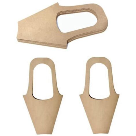 20 sacs cadeaux en papier kraft pour fleurs, avec poignées, pour bouquets et décoration intérieure (taille : moyenne)
