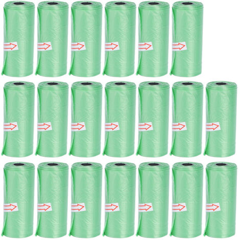 20 Sacs Poubelle Jetables pour Couches - Déchets Bébé - Élimination Maison - Vert