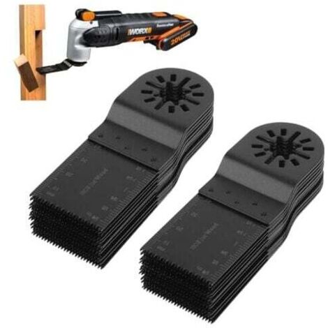 20 saw blades for oscillating saws, multitool, 34mm, oscillating blade for cut repair MUMU