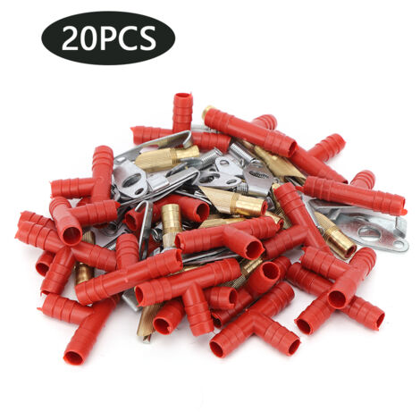 20 Sets Rabbit Drinker Waterer Water Nipple Livestock Drinking Water Tool Accessories