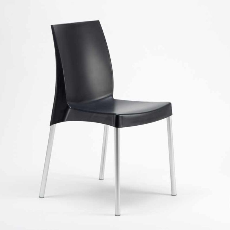 

20 Sillas Boulevard Grand Soleil Oferta Stock Restaurante Bar | Negro