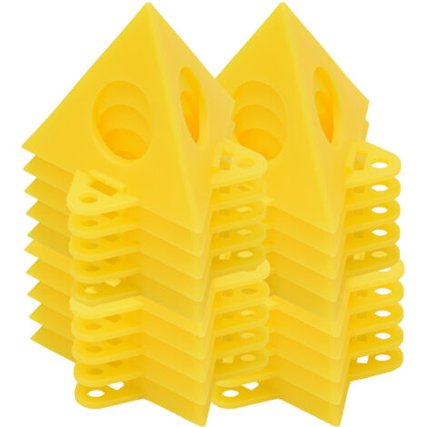20 soportes apilables, mini-cónicos, para pintar lienzos, puertas de armarios, contraventanas, muebles, manualidades y molduras.