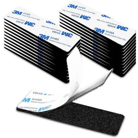 20 strisce adesive antigraffio biadesive extra forti, 3 cm x 15 cm. Striscia adesiva potente, resistente ai graffi, ideale per la casa, il fai da te, cornici e lavori creativi.