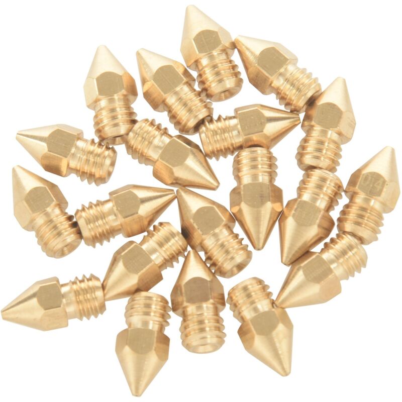 Image of Tlily - 20 Stücke 3D Drucker Düse 0,4mm Mk8 Extruderkopf Für Cr10