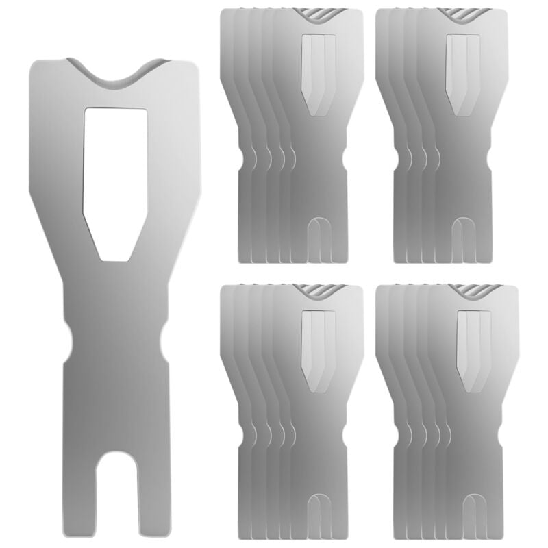 Image of Tlily - 20 Stücke Klingen für Vinyl-bodenbelag Trimmen Schälmesser Schaufel Klinge