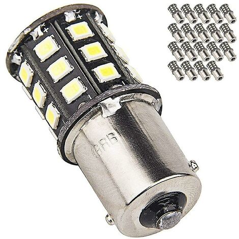 20 Stück 1156 1141 1003 LED für Wohnmobil-Deckenleuchte, Anhänger-Innenbeleuchtung, Rücklichter, weiß