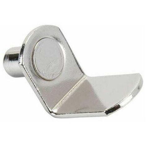 20 Stück 6 mm Regalstützstifte, Metall-Regalstützstifte, Regalstützstifte für Küchenschrankregale, Schrankkonsolen, Silber