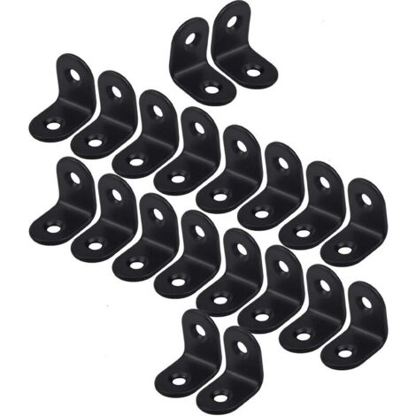 20 Stück Edelstahlwinkel, 20 x 20 mm 90-Grad-Winkel, rechts A