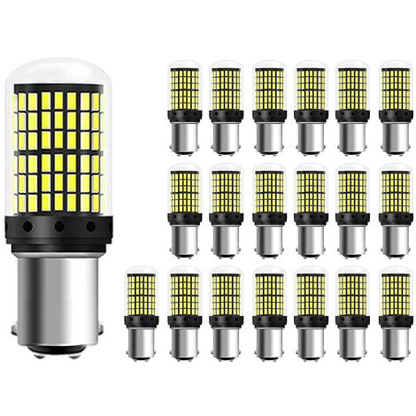 20 Stück Led-lampen 1157 Bay15d P21-5w Led 3014 144smd 24 watt 6000 karat Canbus Lampe Rückwärtsblinker
