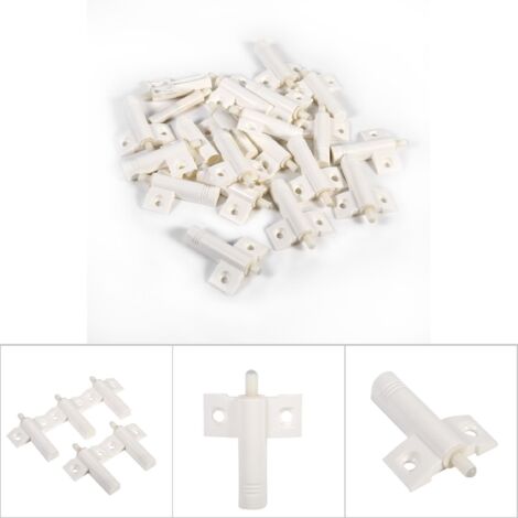 20 Stück/Lot Küchenschranktürdämpfer, sanft und geräuschlos schließend, Grau/Weiß
