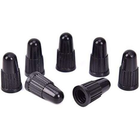 20 Stück/Set Fahrradventilkappen, professionelle Kunststoffventile, auslaufsichere Ventile, schwarze Fahrradventilkappen