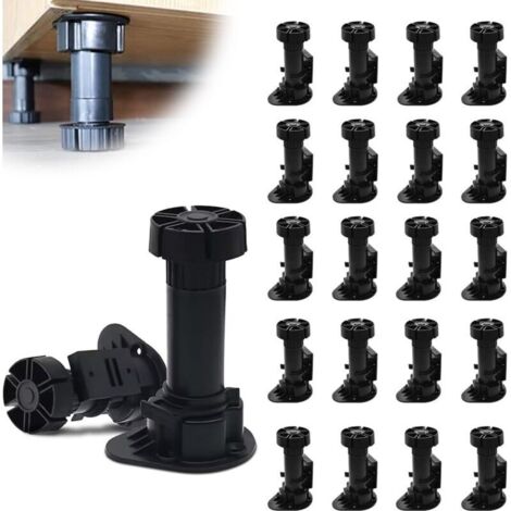 20 Stück Sockelleistenclips, Küchensockelleistenclips, Badezimmerpaneelclips, Befestigungsclips für Küchensockelleisten an Sofas, Tischen, Betten, Fernsehern, Möbeln und Schränken