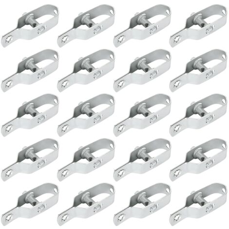 20 Stück Zaunspanner, 90 mm verzinkter Stahldrahtgeflechtspanner, Drahtspanner für Zaun, Garten, Stahldraht, Antenne, Wäscheleine
