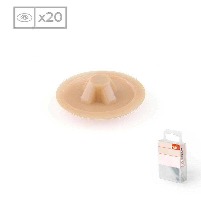 

Pack 20 Tapas Tornillos de Estrella | Fabricado en Plástico Pino | Medidas: 6 mm