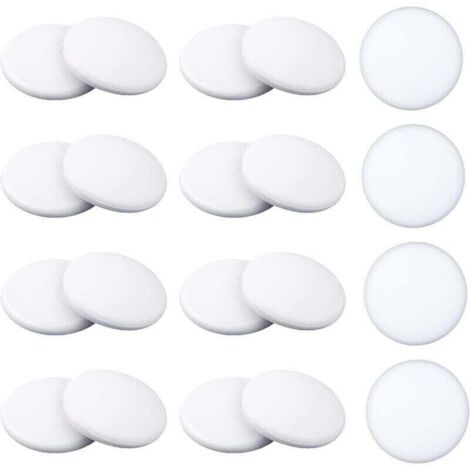 20-teiliger Türstopper-Wandschutz, selbstklebender Stoßdämpfer, wiederverwendbare, stoßdämpfende Silikon-Wandschützer für Türklinken mit Klebefläche und stoßdämpfendem Gel zum Schutz