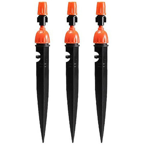20-teiliges Bewässerungsset, All-in-One-Tropfbewässerungssprüher mit einstellbarer Sprühdüse, Gartensprüher für Garten, Rasen, Landschaft, Gemüsegarten, 175 mm
