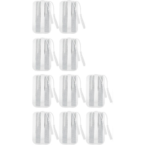 20 TENS-Elektroden 6x10cm für Massage- und Elektrotherapiegeräte, 20er-Packung