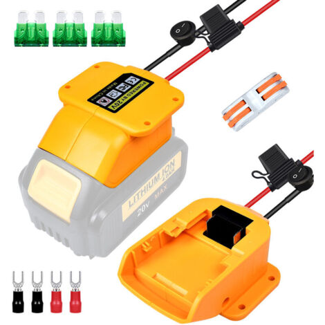 20 V, bricolaje con adaptador de conexión de cable