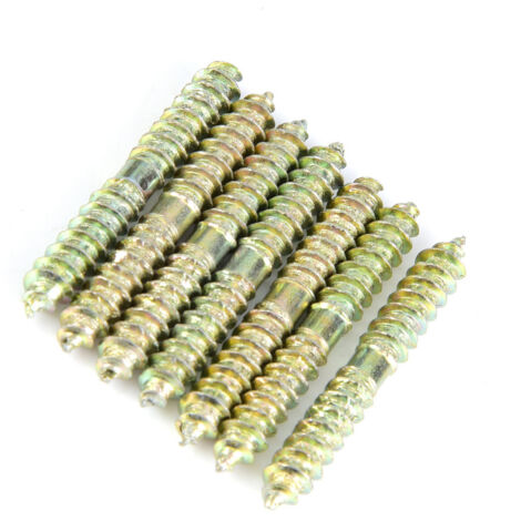 20 vis à double extrémité 5x40mm pour assemblage bois, connecteur meuble bricolage, lot de 20 pièces