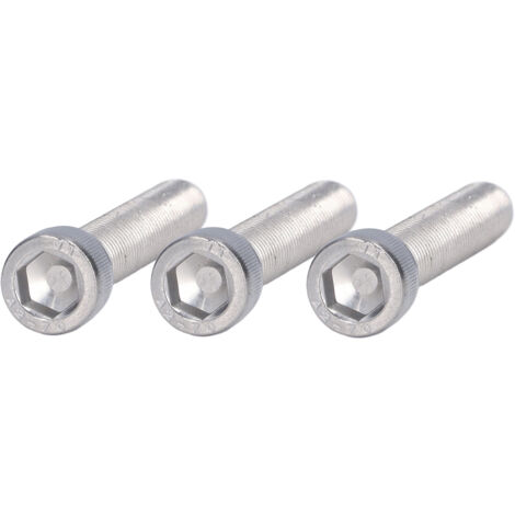 20 Vis à tête hexagonale creuse en acier inoxydable A2-70, dimensions M12x1.75x80 mm - Lot de 20 vis inox