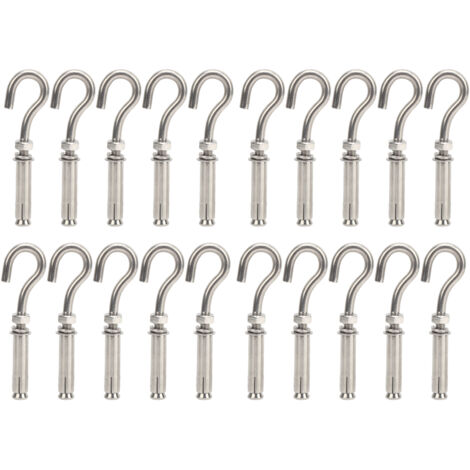20 Vis d'expansion en acier inoxydable 304 pour fixation de garde-corps et portes anti-effraction, taille M8, lot de 20 pièces.
