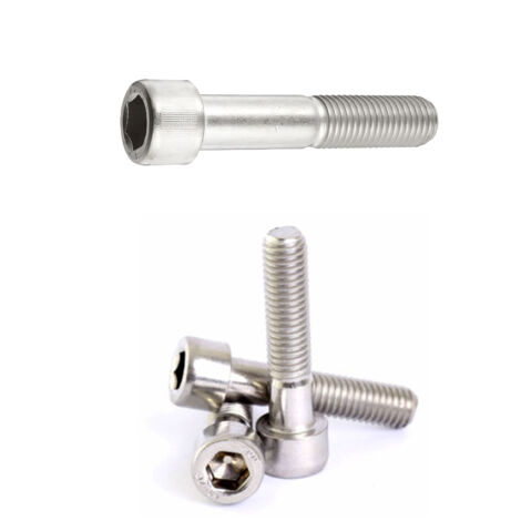 20 Vis métaux cylindriques hexagonales creuse DIN912 A2 - diamètre 10 mm - Longueur 70 mm mm - Diamètre 10 mm