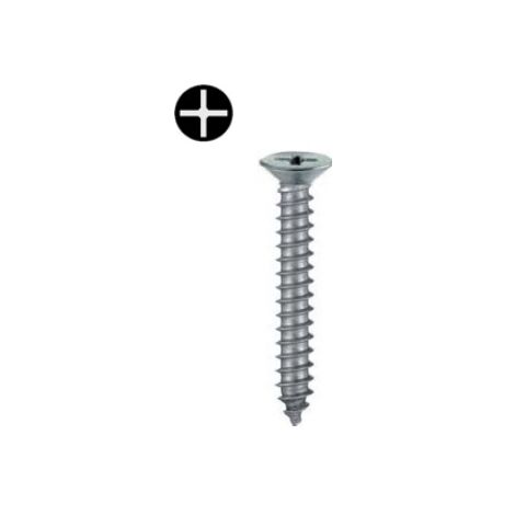 20 VITI AUTOFILETTANTI IN INOX TESTA PIANA SVASATA 3,5X16