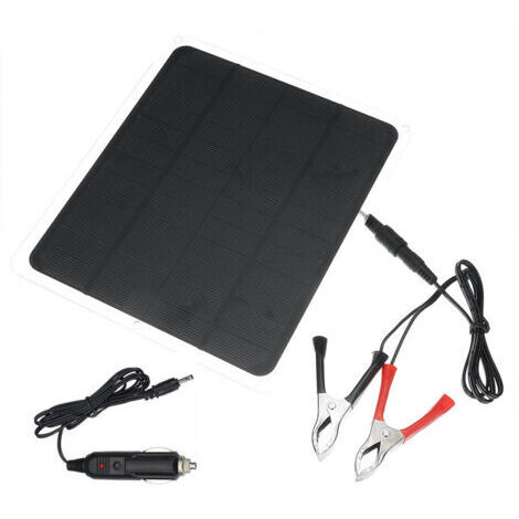 (20 W/12 V) Solarpanel-Batterieladegerät mit Erhaltungsladung für die Wartung von Wohnmobilen und Schiffen