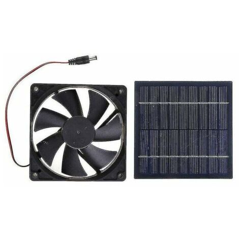 20-W-Solar-Abluftventilator, Mini-Ventilator mit Solarpanel