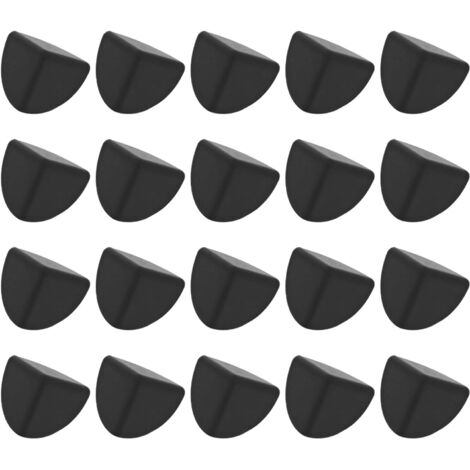 20 weiche Eckenschützer aus Gummi für Tische und Möbel, Babysicherheit, abgerundete Ecken