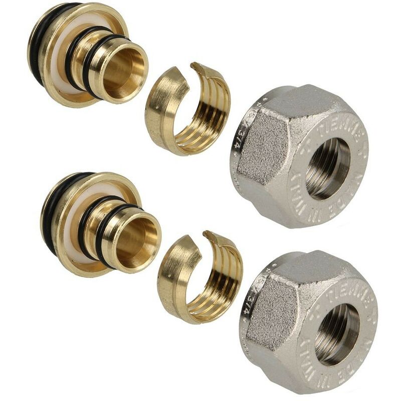 Le Sanitaire - 20 x 2,25 morsetto in ottone 3/4'