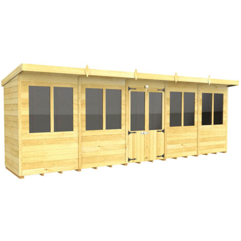 20 x 4 Pent Summer House