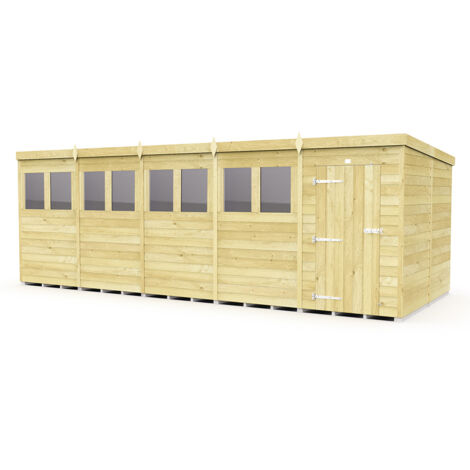 20 x 8 Pent Shed