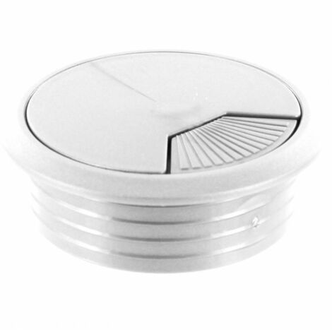 20 x boquilla pasacables de 60 mm pl�stico blanco