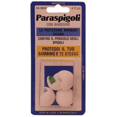 20 x COPRISPIGOLI ADESIVO BLISTER 4 PZ TRASPARENTE
