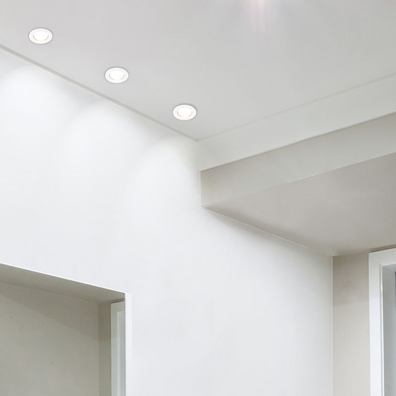 20 X Fire Rated Gu10 Recessed Ceiling Spotlights