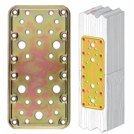 20 x PIASTRA 774 DIRITTA ACCIAIO TROPIC  90X180 MM